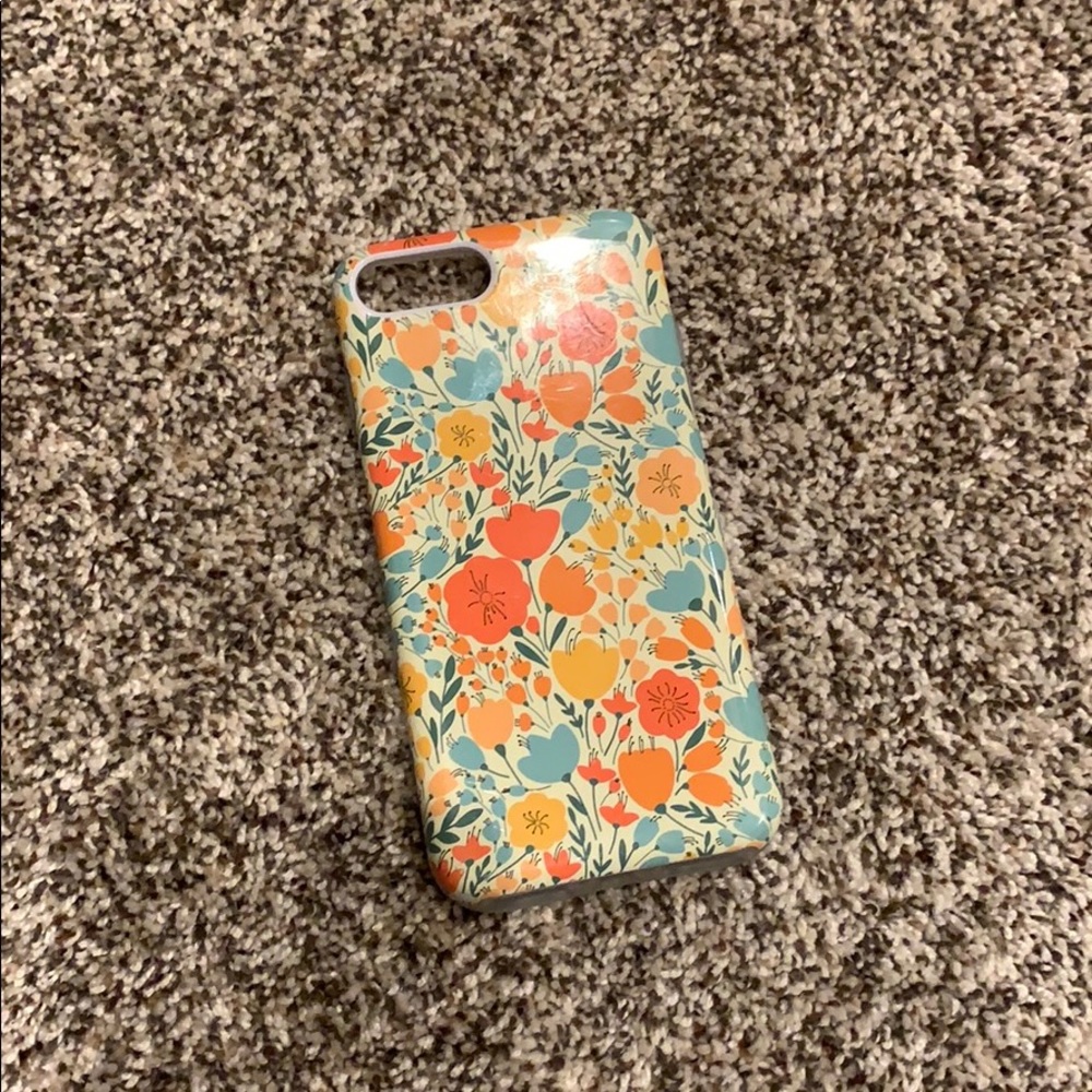 iphone 7+ floral phone case